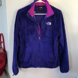 Purple North Face Fleece Jacket